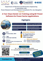 Hands-on Training using Mi-power Software for Power Sector Applications 2024 Hands on Training Poster